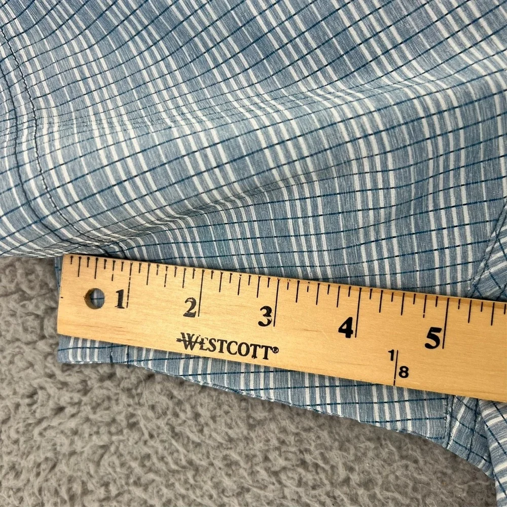5.11 Tactical Shirt Mens‎ XL Blue White Plaid Button Up Short Sleeve - Picture 12 of 16